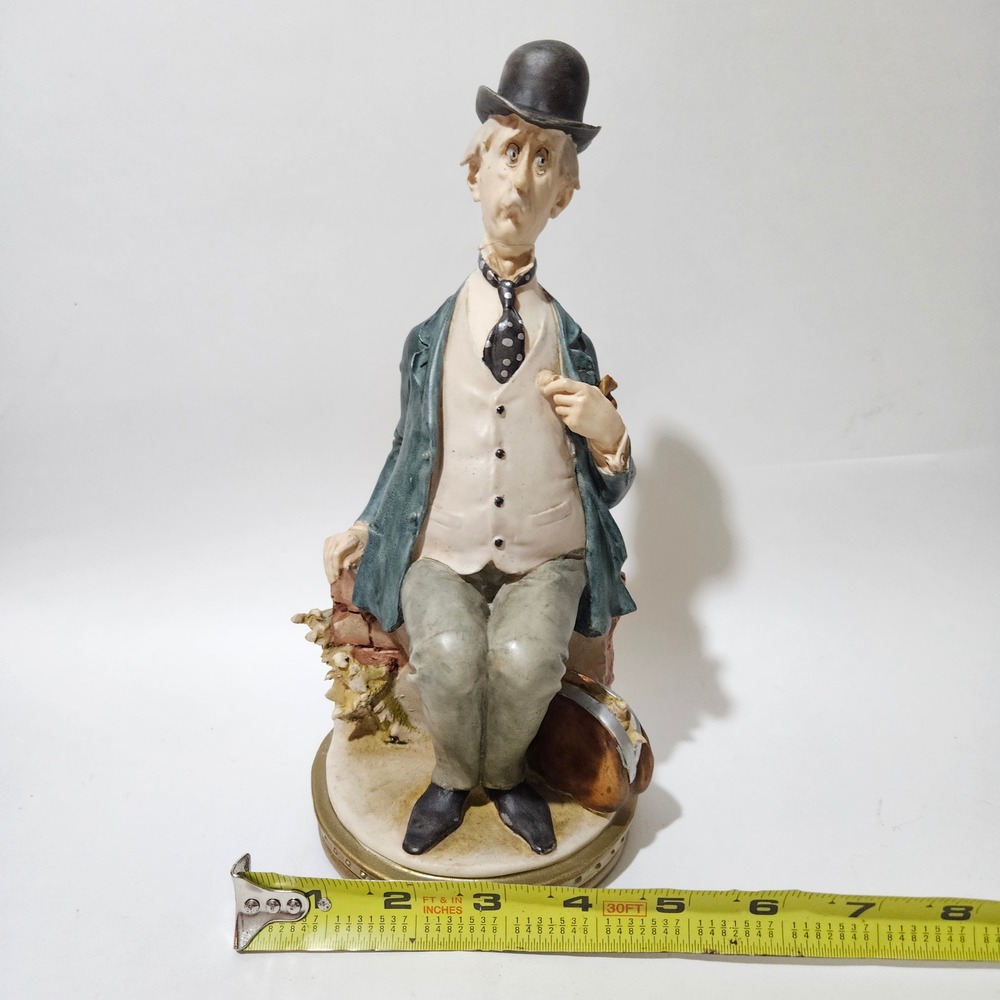 Giuseppe Cappe Doctor Figurine Capodimonte Sculpture Porcelain Statue Italy Art - Picture 5 of 7